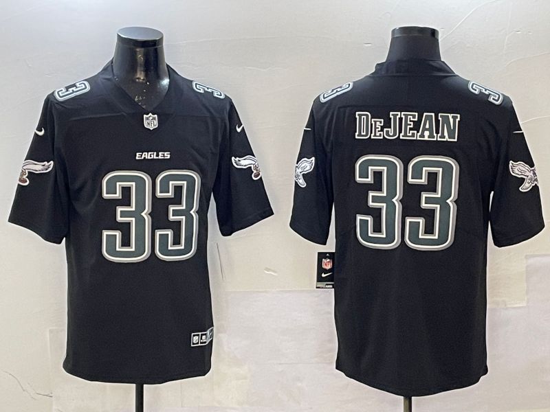 Men Philadelphia Eagles #33 DeJean Black Fashion 2025 Nike Limited NFL Jersey style 6->san diego padres->MLB Jersey